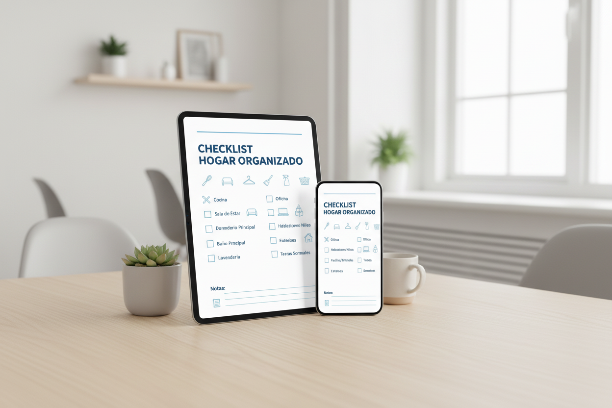 Checklist Hogar Organizado