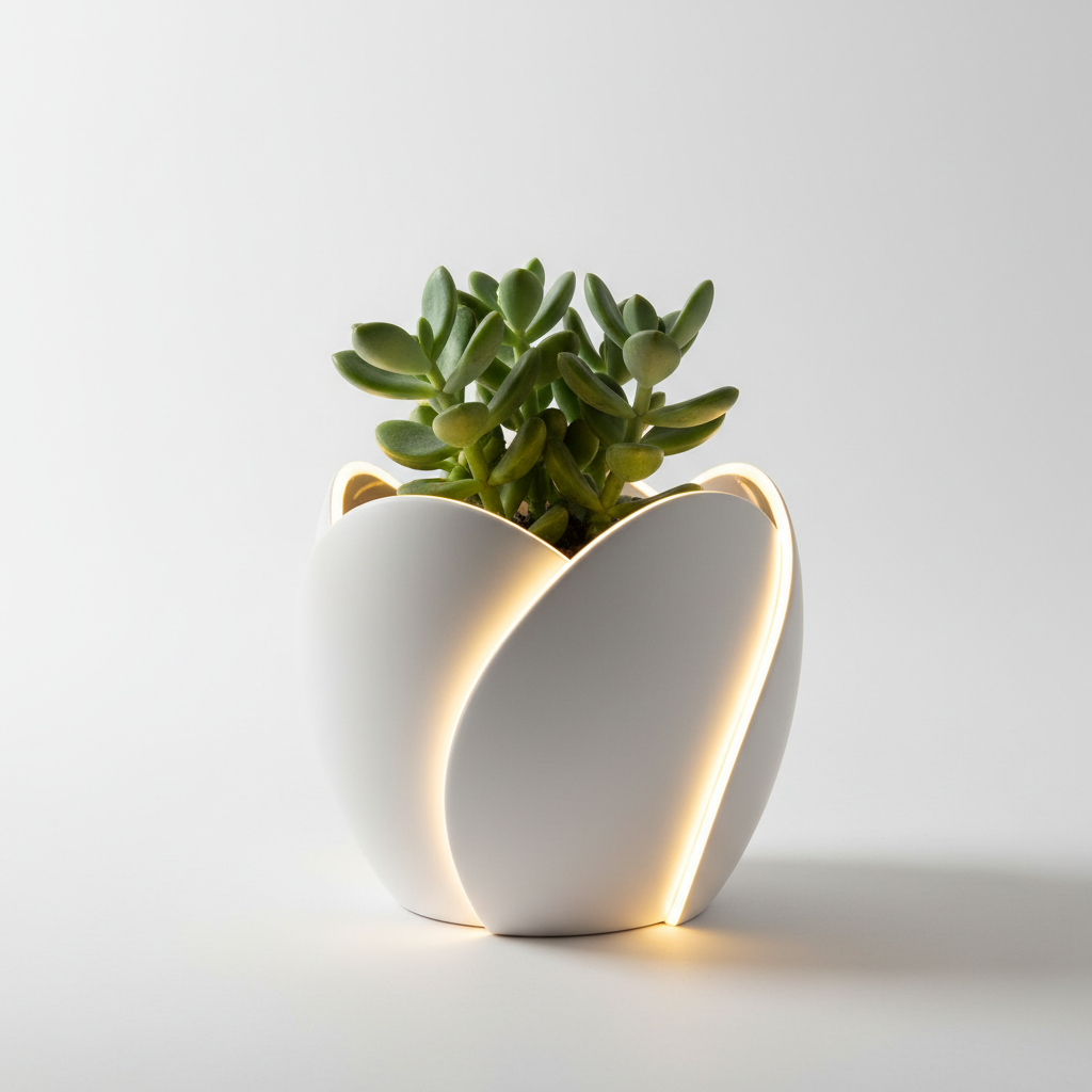 Maceta Decorativa LED